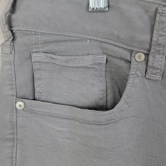 Silver Jeans Gray Suki Curvy Mid Rise Skinny Denim Jeans Sz 34x29 Plus Size NEW - Picture 6 of 13